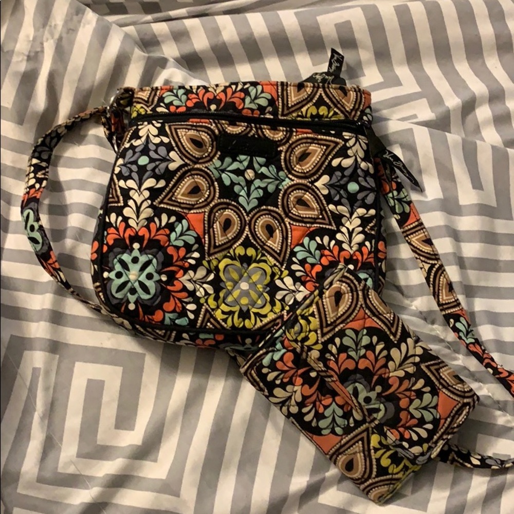 Vera Bradley purse and matching wallet